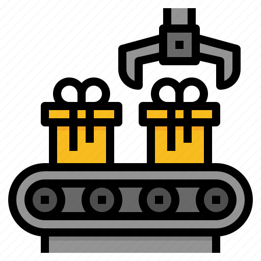 Conveyor, factory, line, logistic, transport icon - Download on Iconfinder