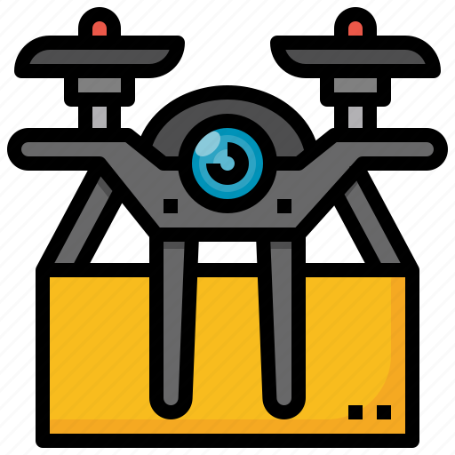 Delivery, drone, logistic, shipping, technology icon - Download on Iconfinder