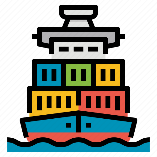 Freight, logistic, sea, shipping, transport icon - Download on Iconfinder