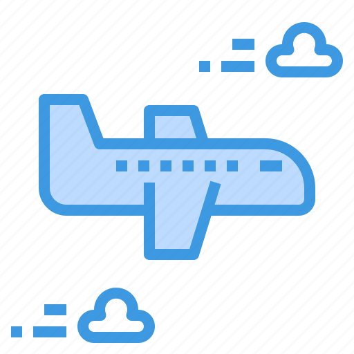 Airplane, delivery, flight, transportation, travel icon - Download on Iconfinder