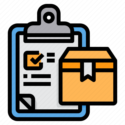 Checklist, clipboard, delivery, order, package icon - Download on Iconfinder