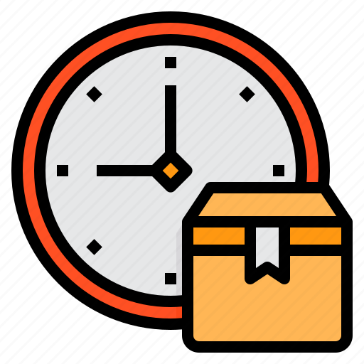 Box, clock, package, time icon - Download on Iconfinder
