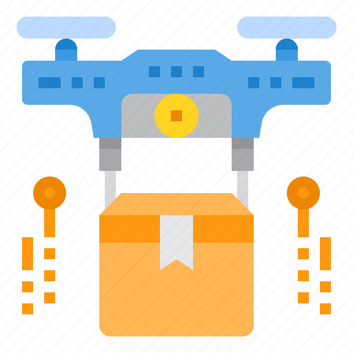 Delivery, drone, fly, robot, shipping icon - Download on Iconfinder
