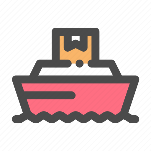 Boat, delivery, logistic, ship, shipping icon - Download on Iconfinder