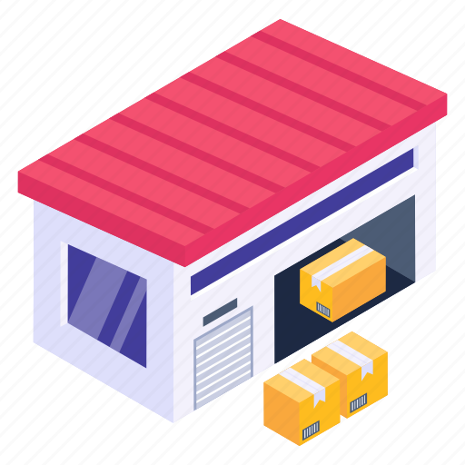 Warehouse, storeroom, storehouse, depository, stockroom icon - Download on Iconfinder