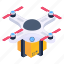 drone delivery, quadcopter delivery, drone consignment, drone shipment, smart shipment 