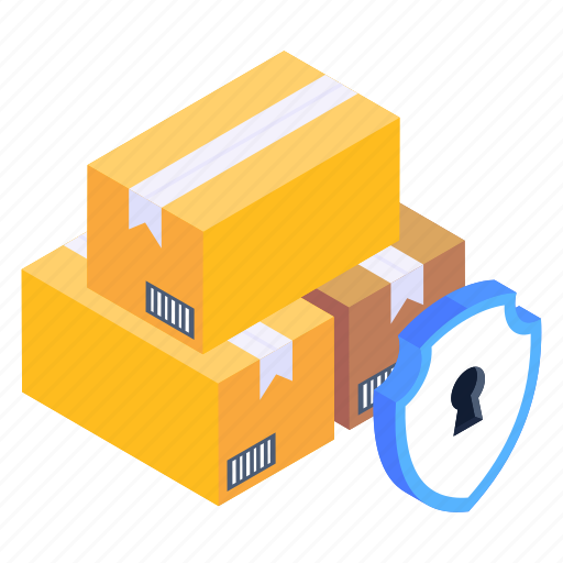 Delivery protection, logistics security, safe delivery, secure delivery, product security icon - Download on Iconfinder