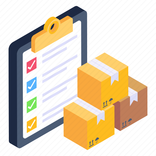 Checklist, inventory, logistics checklist, parcels checklist, inventory list icon - Download on Iconfinder