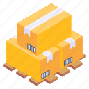 pallet, cargo, shipment, parcels, packages