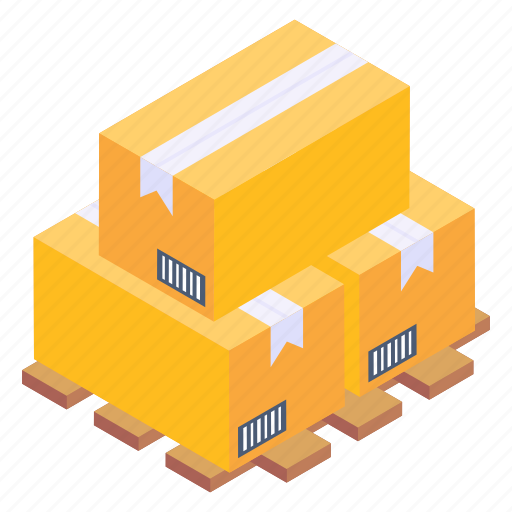 Pallet, cargo, shipment, parcels, packages icon - Download on Iconfinder