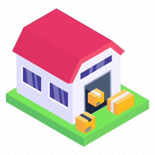Warehouse, stockroom, storeroom, storehouse, depository icon - Download on Iconfinder