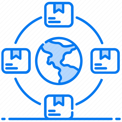 Delivery network, freight network, global network, logistic network, shipment network icon - Download on Iconfinder