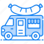 delivery van, fast food, food delivery, food truck, food van 