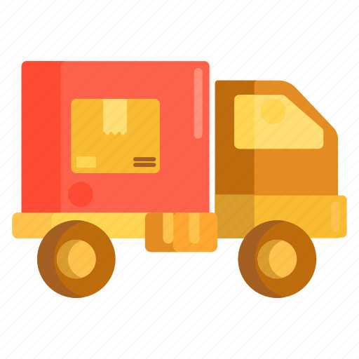 Courier service, delivery, lorry, shipping, van icon - Download on Iconfinder