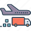 cargo, shipping, delivery, conveyance, logistics, transport, aeroplane 
