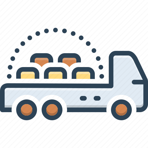 Pickup, cargo, delivery, shipment, transport, truck, lorry icon - Download on Iconfinder