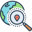 search, global, location, quest, detection, discovery, finding, magnifier, explore, scout, out