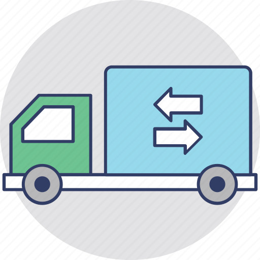 Cargo truck, delivery car, pickup truck, shipping van, utility van icon - Download on Iconfinder