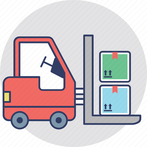 Bendi truck, fork truck, forklift truck, industrial transport, pallet jack icon - Download on Iconfinder