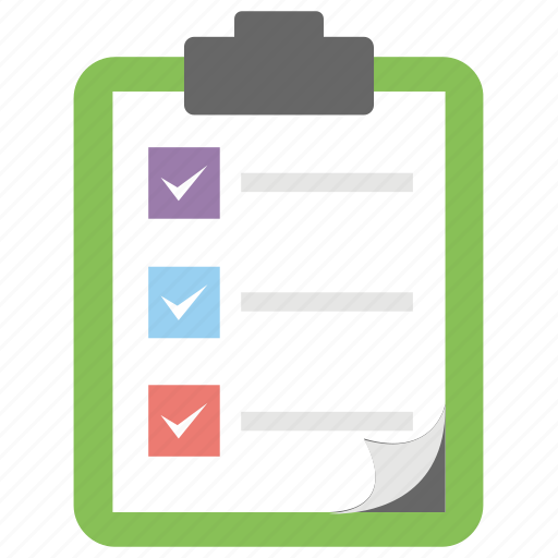 Agenda list, checklist, clipboard, notes icon - Download on Iconfinder