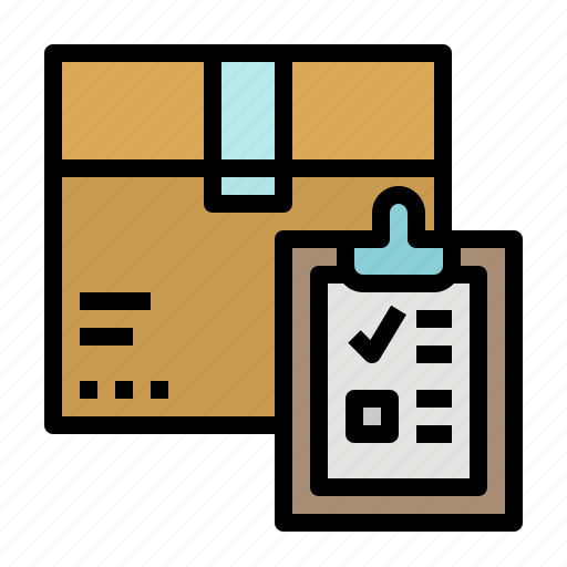 Box, clipboard, delivery, list, package icon - Download on Iconfinder