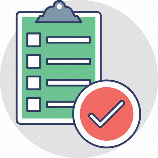 Checklist, clipboard, document, index, questionnaire icon - Download on Iconfinder