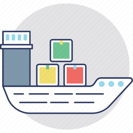 Boat, cargo ship, cruise, sailing vessel, ship icon - Download on Iconfinder