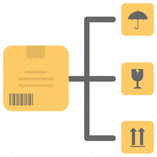 Logistic management, logistic process flow, shipping container labeling, warehouse management system, warehouse operations icon - Download on Iconfinder