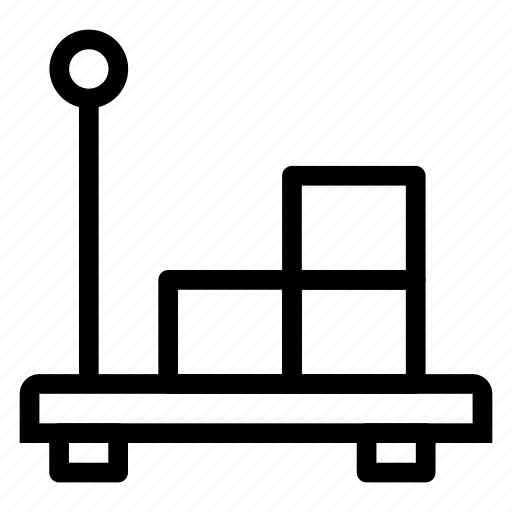 Boxes, cart, deliver, electric, lifter, lugguage, vehicle icon - Download on Iconfinder
