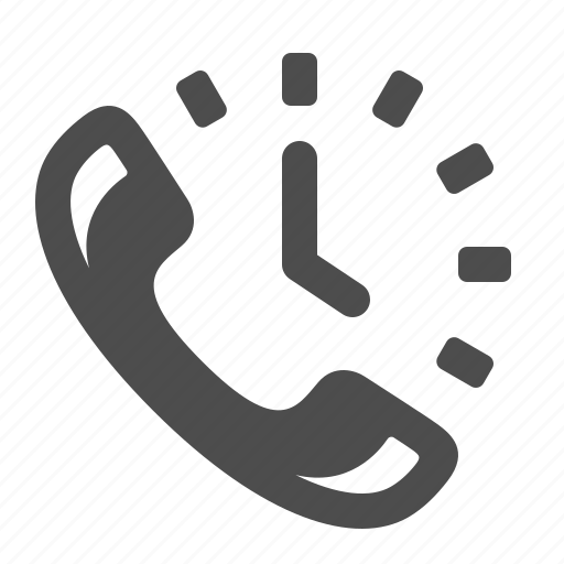 Clock, customer support, handle, logistics, phone, support, telephone icon - Download on Iconfinder