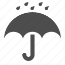 insurance, logistics, rain, rain drops, umbrella, weather