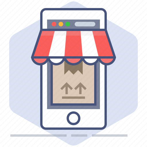 Application, logistics, mobile, packet, shipping, shop, shopping icon - Download on Iconfinder