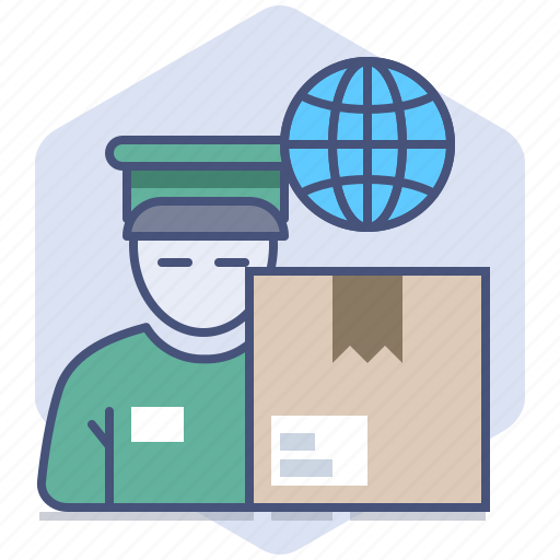 Duty, logistics, officer, packet, shipping, tariff, worldwide icon - Download on Iconfinder