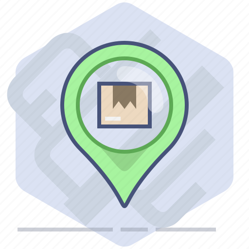 Delivery, location, logistics, packet, pin, shipping, tracking icon - Download on Iconfinder