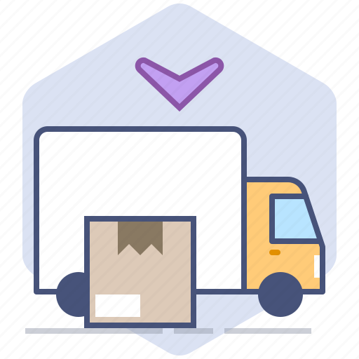 Car, courier, delivery, loading, logistics, packet, parcel icon - Download on Iconfinder