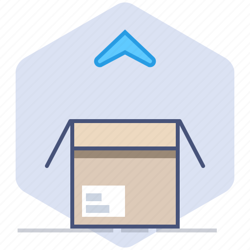 Box, delivery, logistics, open, package, packet, unpacking icon - Download on Iconfinder