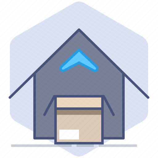 Delivery, house, loading, logistics, open, packet, shipping icon - Download on Iconfinder