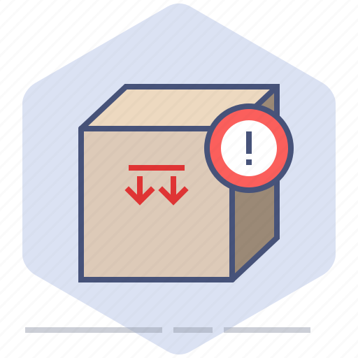 Caution, counter, delivery, logistics, packet, shipping, warning icon - Download on Iconfinder