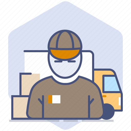 Car, courier, delivery, logistics, packet, parcel, shipping icon - Download on Iconfinder
