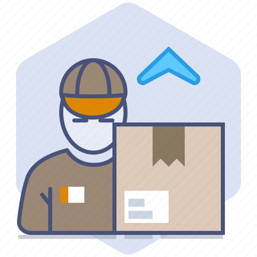 Courier, loading, logistics, package, packet, return, shipping icon - Download on Iconfinder