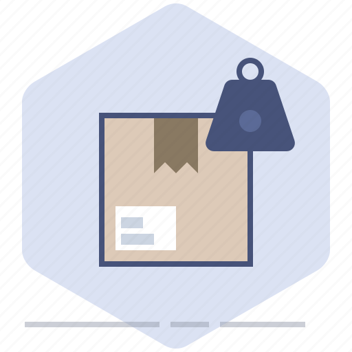 Box, delivery, logistics, package, packet, shipping, weight icon - Download on Iconfinder
