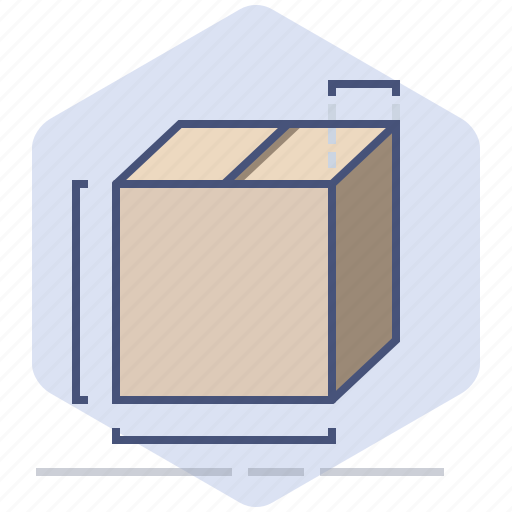 Dimensions, height, logistics, measurements, packet, shipping, width icon - Download on Iconfinder