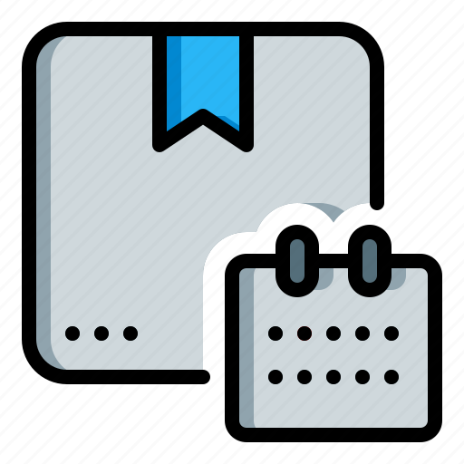 Agenda, box, calendar, logistic, warehouse icon - Download on Iconfinder