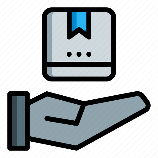 Box, cod, delivery, hand, logistic, warehouse icon - Download on Iconfinder