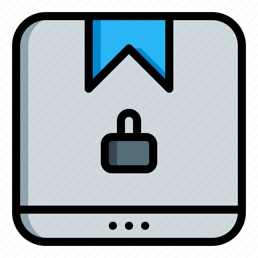 Box, lock, logistic, privacy, private, warehouse icon - Download on Iconfinder