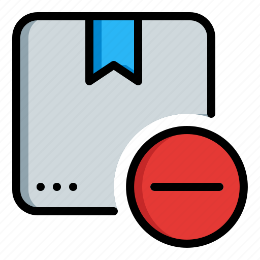 Box, delete, logistic, minus, warehouse icon - Download on Iconfinder