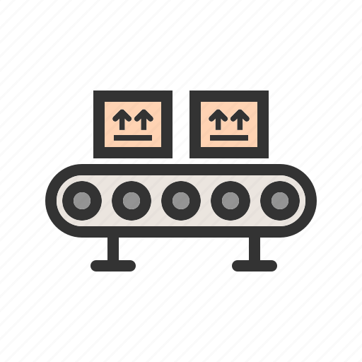 Assembly, factory, line, logistics, production, warehouse, worker icon - Download on Iconfinder