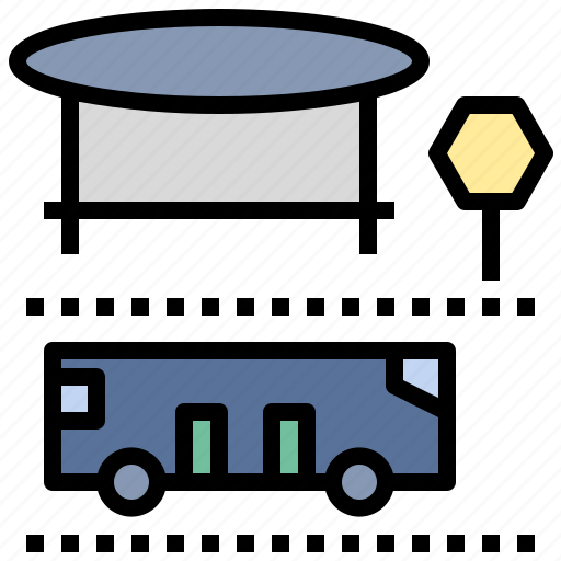 Public, transportation, bus, stop, welfare, traffic icon - Download on Iconfinder