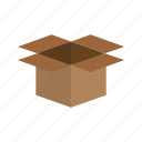 box, container, object, open, package, packaging