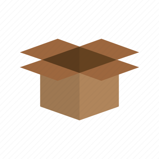 Box, container, object, open, package, packaging icon - Download on Iconfinder
